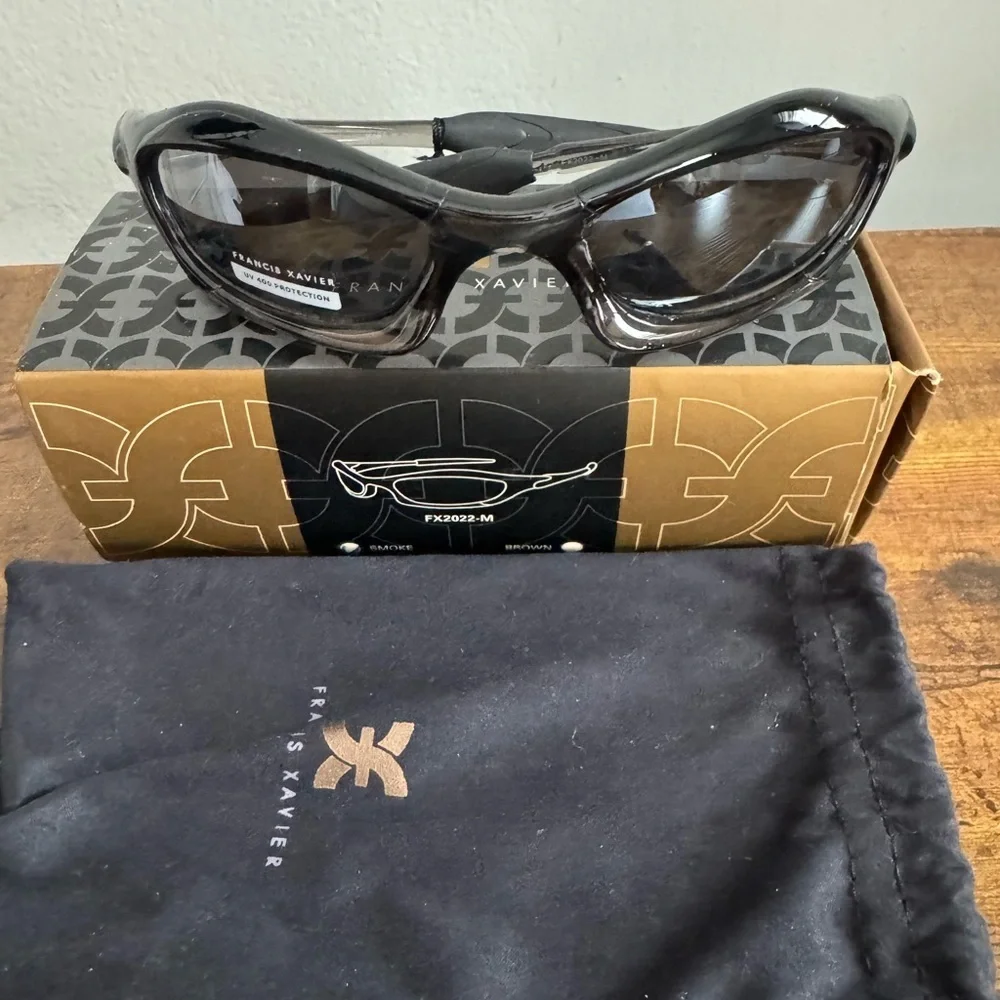 Francis Xavier Black Sunglasses Unisex